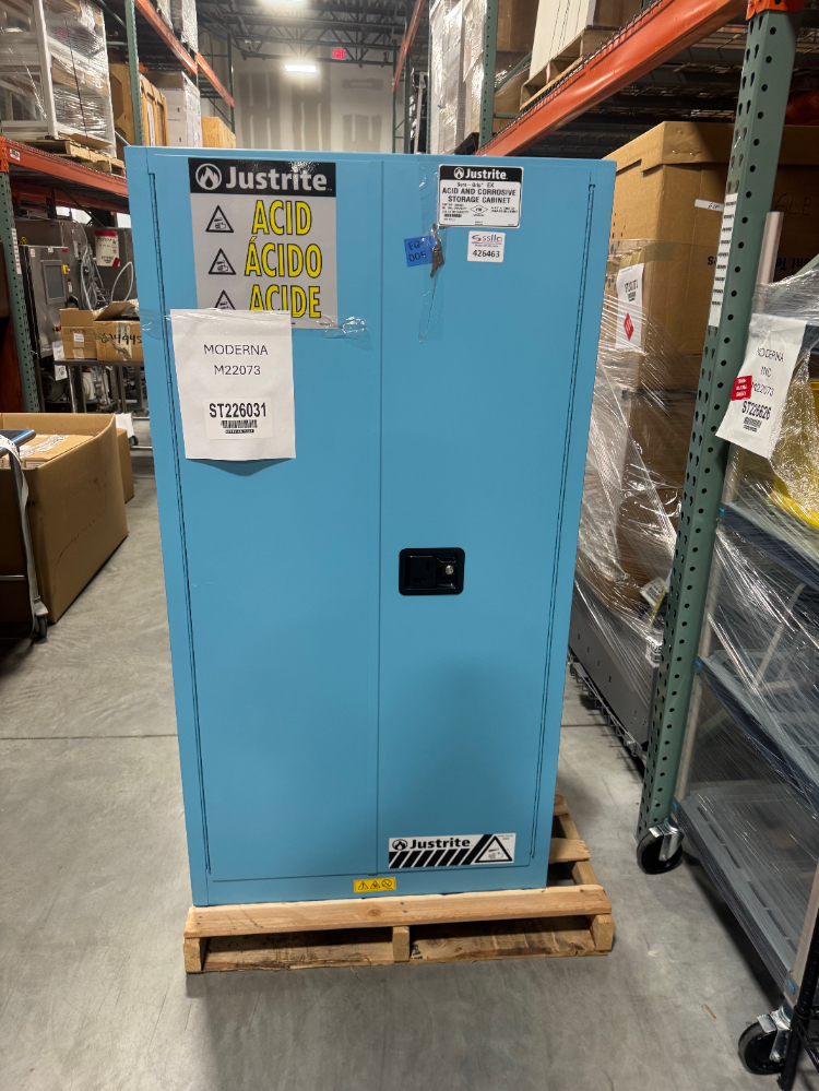 Image of Justrite 60 Gallon Acid and Corrosive Storage Cabinet